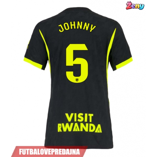 Lacne Ženy Futbalové dres Atletico Madrid Johnny Cardoso #5 2026-27 Krátky Rukáv - Preč